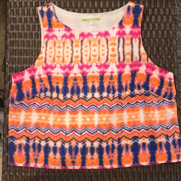 Worn twice! Gianni Bini Patterned Top - Picture 1 of 3